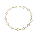 Elements Gold Kleeblatt-Armband