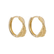 Elements Gold Blatt-Twist-Creolen