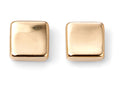 Elements Gold Einfache quadratische Ohrstecker