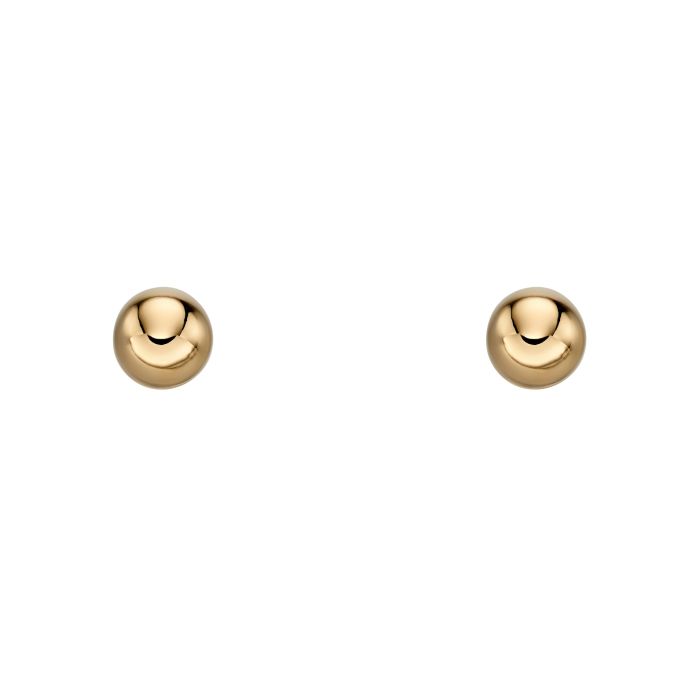 Pendientes de botón Elements Gold