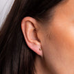 Pendientes de botón Elements Gold
