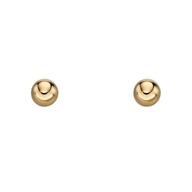 Pendientes de botón Elements Gold