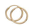 Elements Gold Sleeper Hoop Earrings