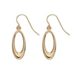 Elements Gold Open Oval Earrings