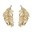 Elements Gold Feather Earrings