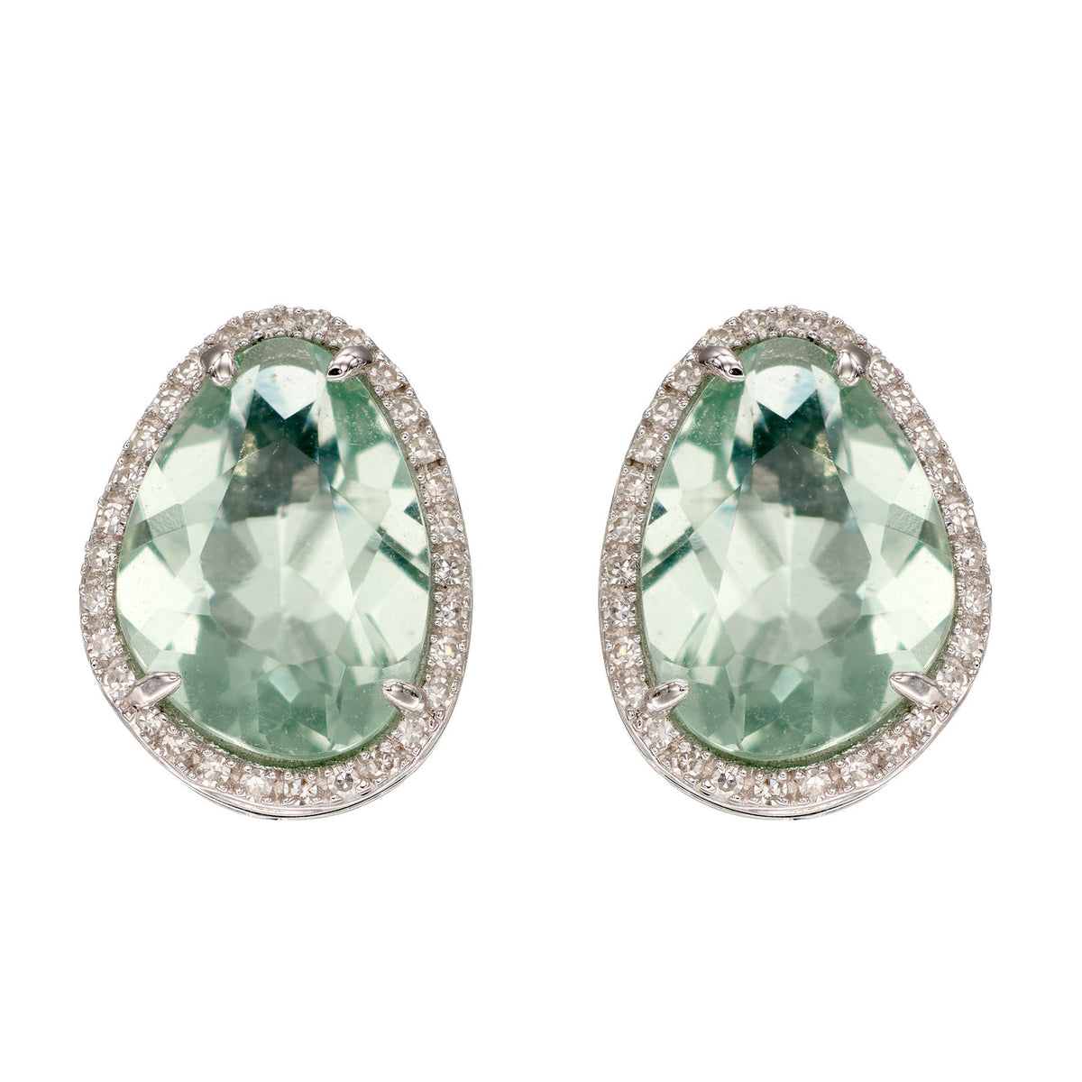 Elements Gold Irregular Shaped Semi-Precious Stone Stud Earrings