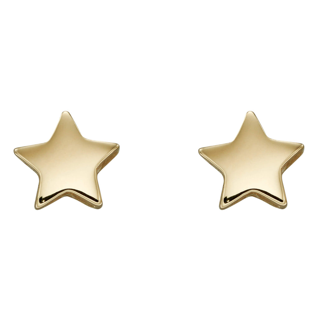 Elements Gold Kleine Stern-Ohrstecker