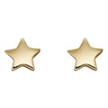 Elements Gold Kleine Stern-Ohrstecker
