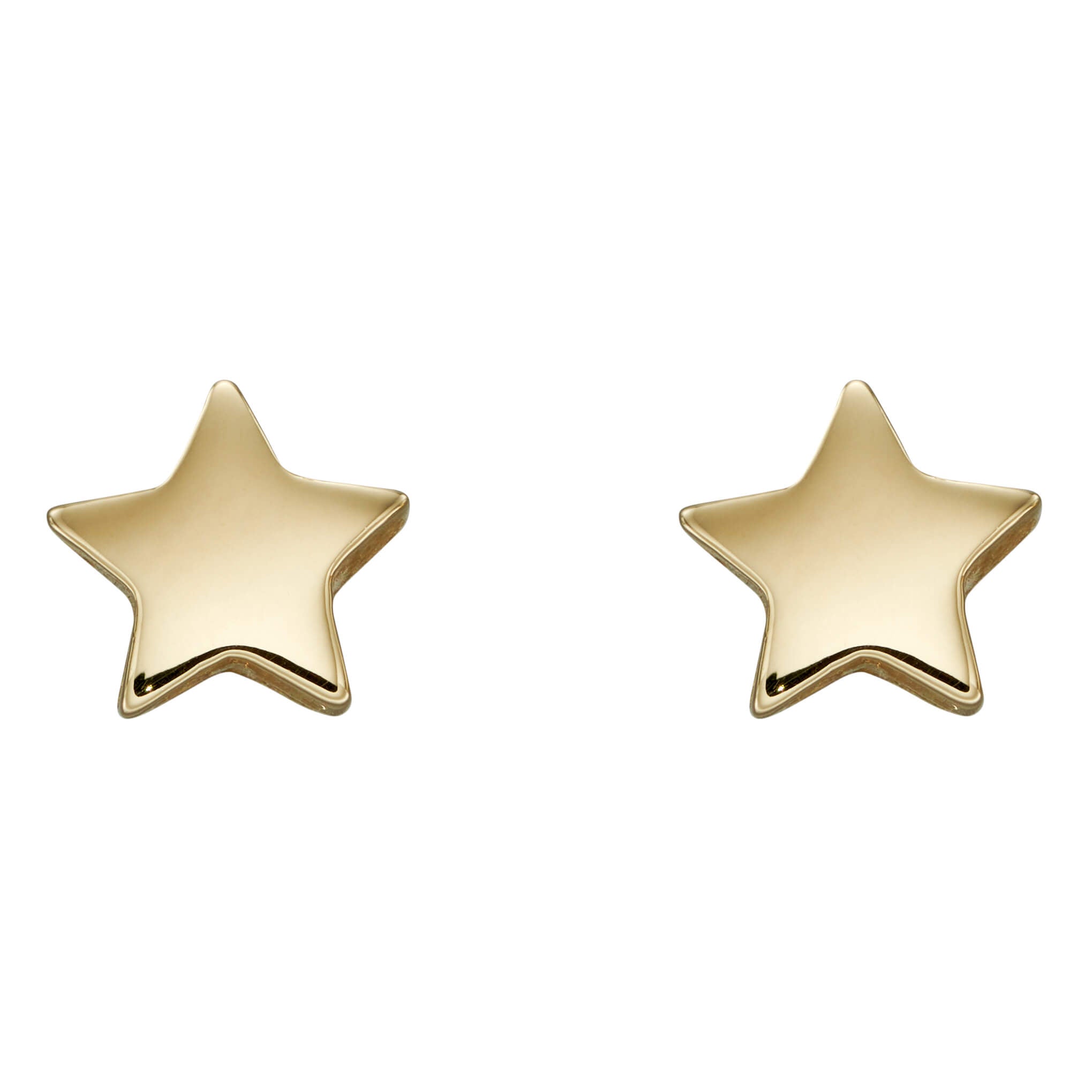 Elements Gold Kleine Stern-Ohrstecker