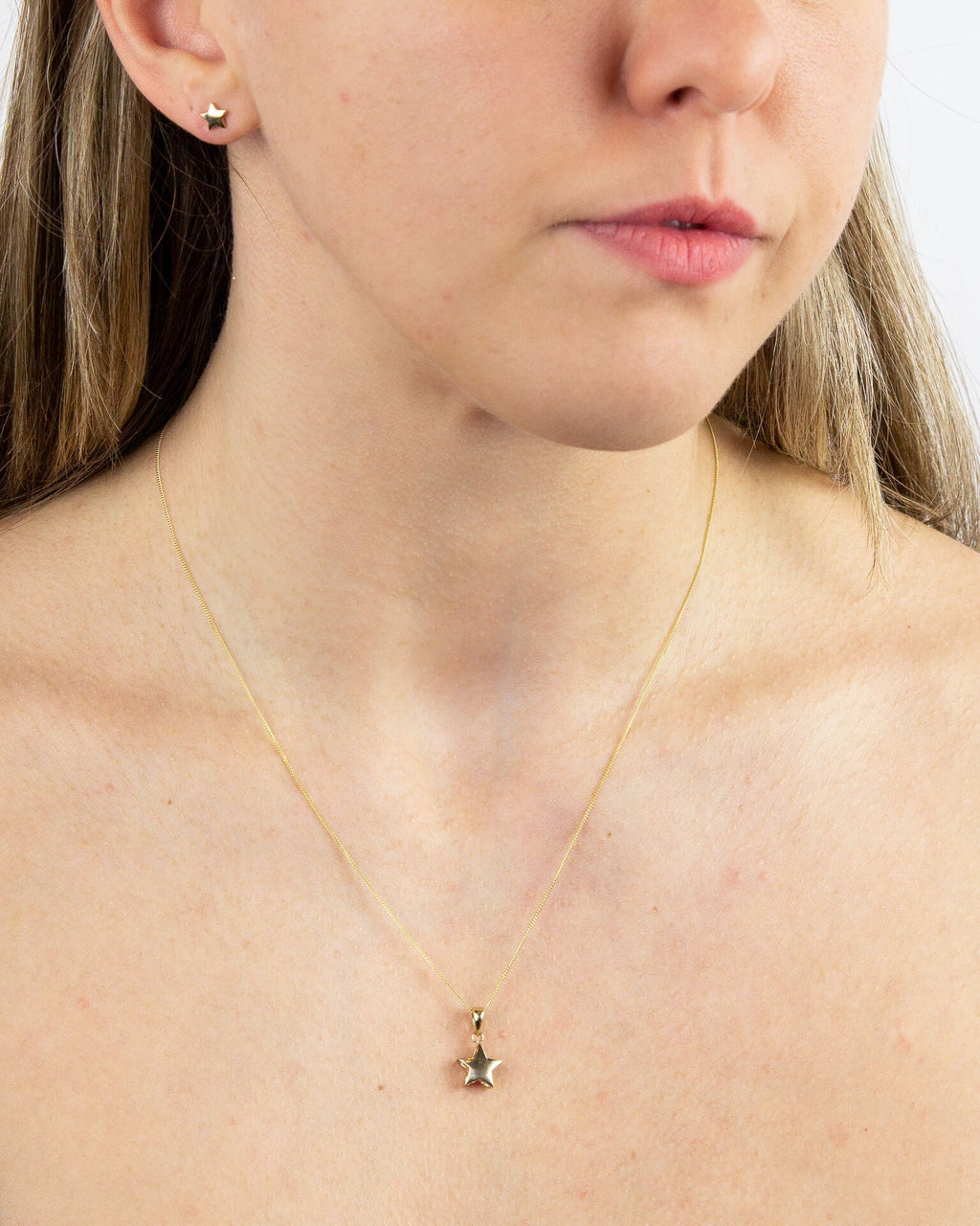 Elements Gold Kleine Stern-Ohrstecker