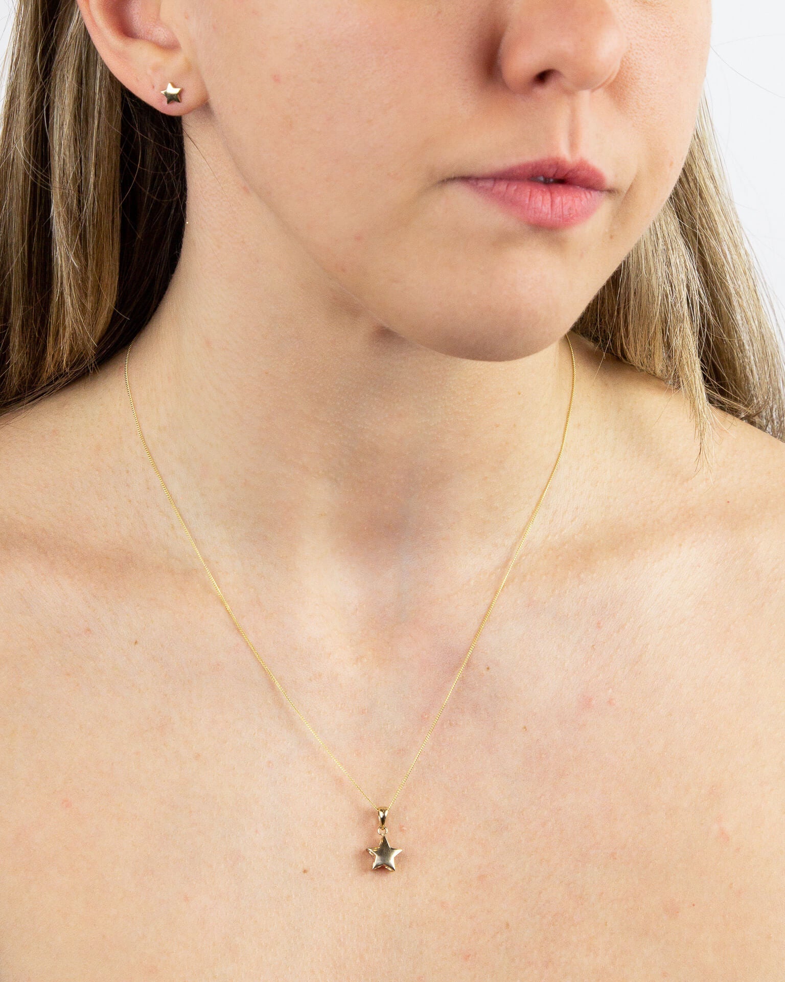 Elements Gold Kleine Stern-Ohrstecker