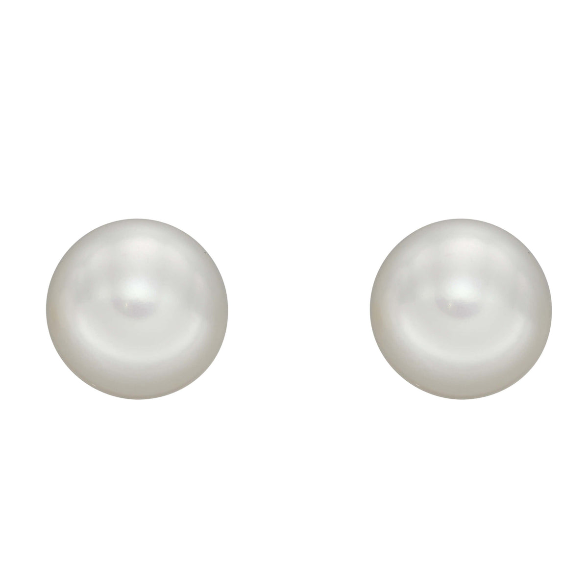 Elements Gold Pearl Stud Earrings