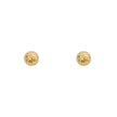 Elements Gold Small Textured Ball Stud Earrings