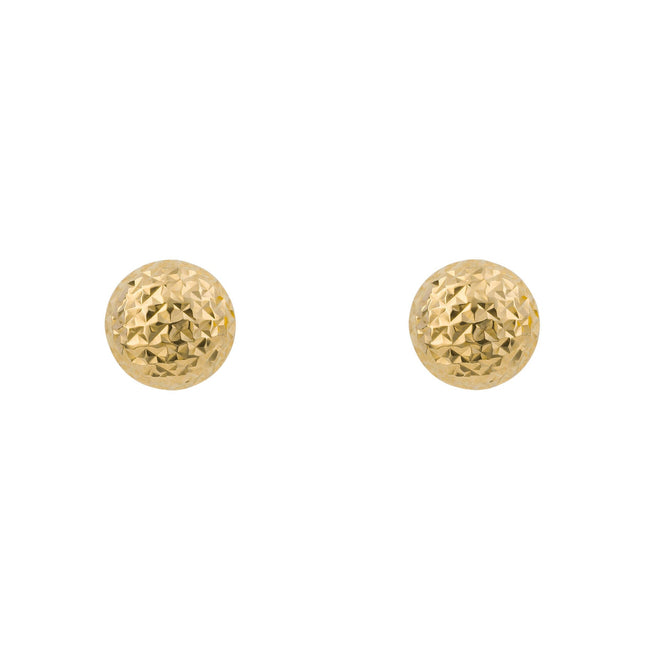 Pendientes de bola texturizados Elements Gold