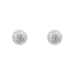 Elements Gold Textured Ball Stud Earrings