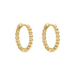Elements Gold Ball Hoop Earrings