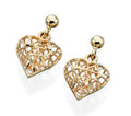 Elements Gold Ohrringe "Caged Heart"