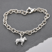 German Shepherd Silver Dog Charm