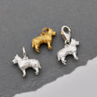 German Shepherd Silver Dog Charm
