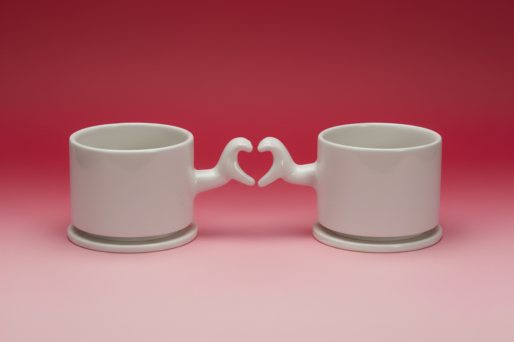 Gestures Cup – Unique Valentine’s Day Coffee Cup Gift for him or her
