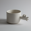 Gesture Ceramic Cup – Handmade Porcelain Coffee Cup（Okay）