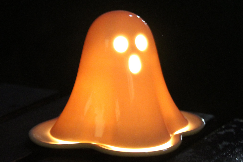 Ghost Tealight Holder – Handmade Ceramic Candle Holder