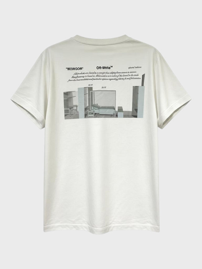 Off-White HS Printed Short Sleeve Tee White