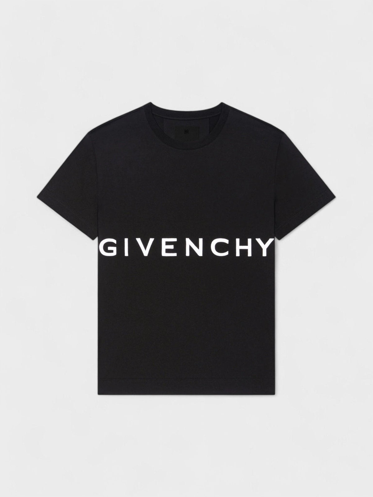 Givenchy Oversized T-Shirt Givenchy Embroidery Black