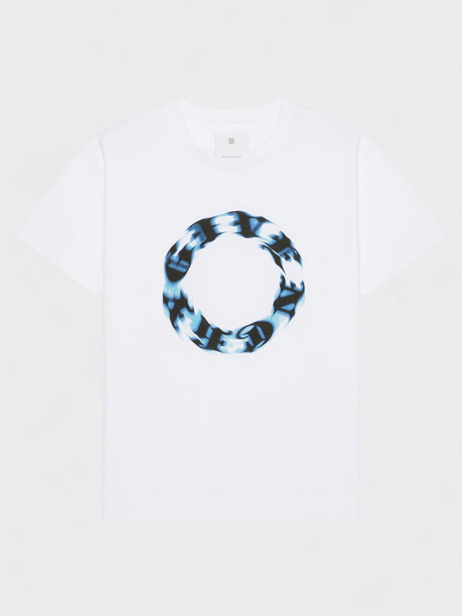 Givenchy Oversized T-Shirt In Cotton With Circle Print