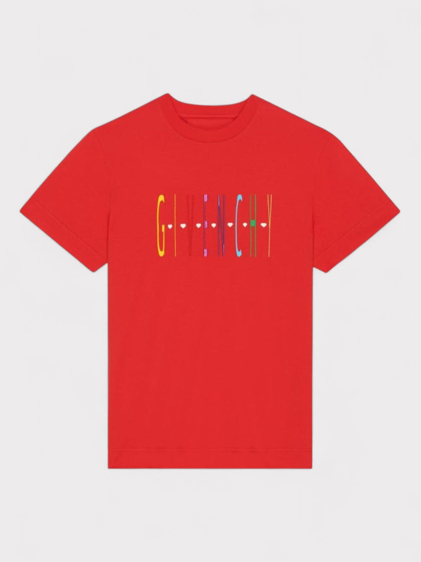 Givenchy Slim Fit T-Shirt Red
