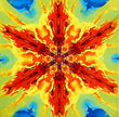 Global Warming - Abstract Painting in Radial Symmetry