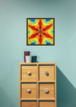 Global Warming - Abstract Painting in Radial Symmetry