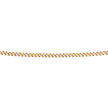 Elements Gold 0.6mm Diamond Cut Curb Chain