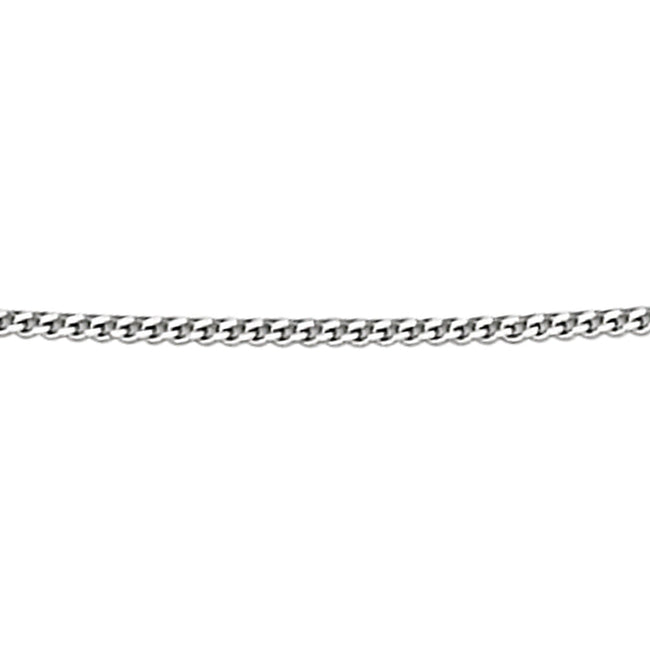 Elements Gold Cadena de eslabones de corte diamante de 0,8mm, 41cm-46cm