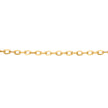 Elements Gold 0.8mm Cut Trace Chain 45cm