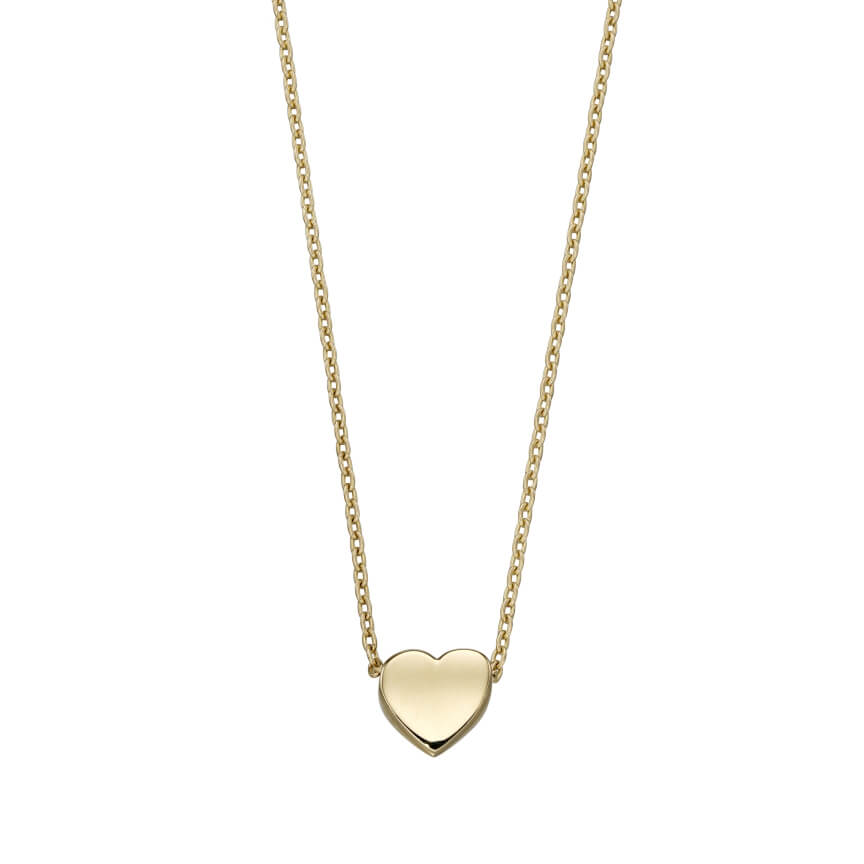 Elements Gold Kleine Herz-Halskette