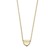 Elements Gold Small Heart Necklace