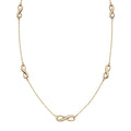 Elements Gold Infinity Station Necklace