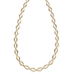 Elements Gold Open Eye Link Necklace