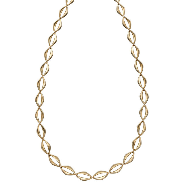 Elements Gold Open Eye Link Necklace