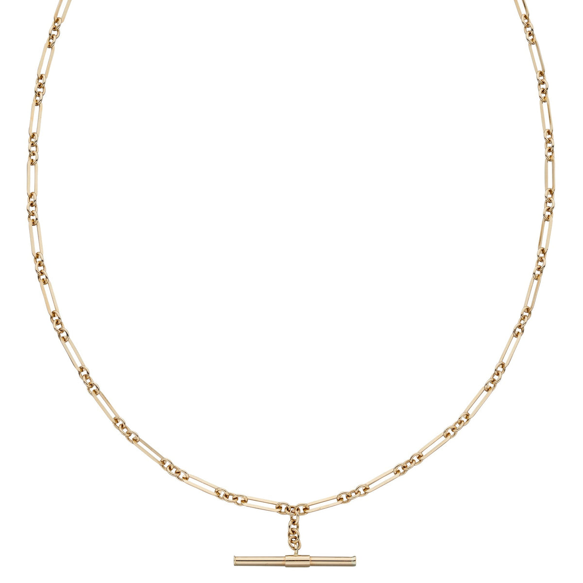 Elements Gold T-Bar Chain Necklace