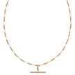 Elements Gold T-Bar Chain Necklace