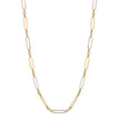 Elements Gold Elongated Link Chain Necklace