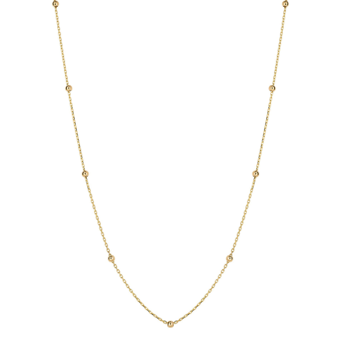 Elements Gold Kette mit Kugeln