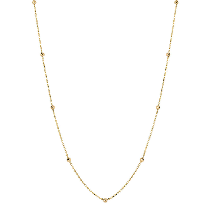 Elements Gold Kette mit Kugeln
