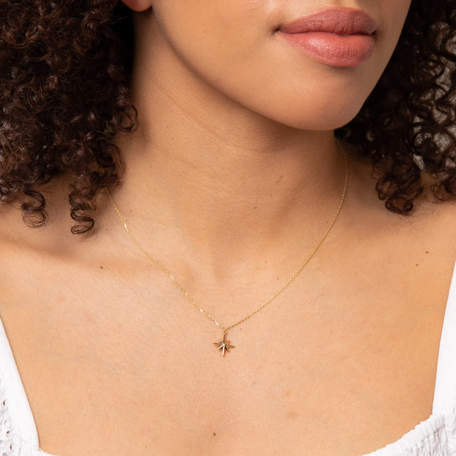 Elements Gold Starburst Necklace