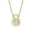 Elements Gold Bezel Set Necklace