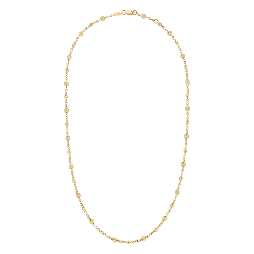 Elements Gold Discs and Chain Necklace