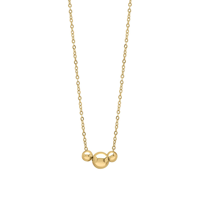 Elements Gold Trilogy Ball Chain Necklace