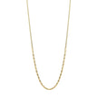 Elements Gold Diamond Cut Bead Bar Necklace
